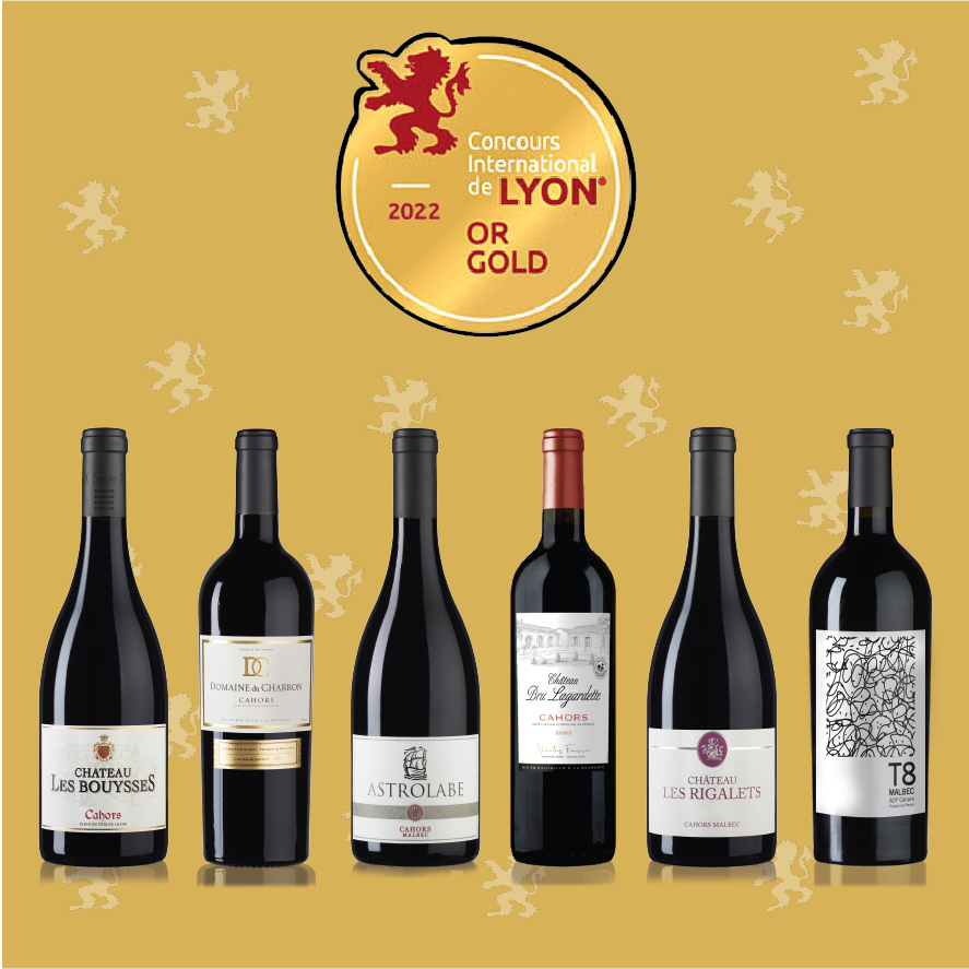 Concours des vins de Lyon AOP Cahors médaillés