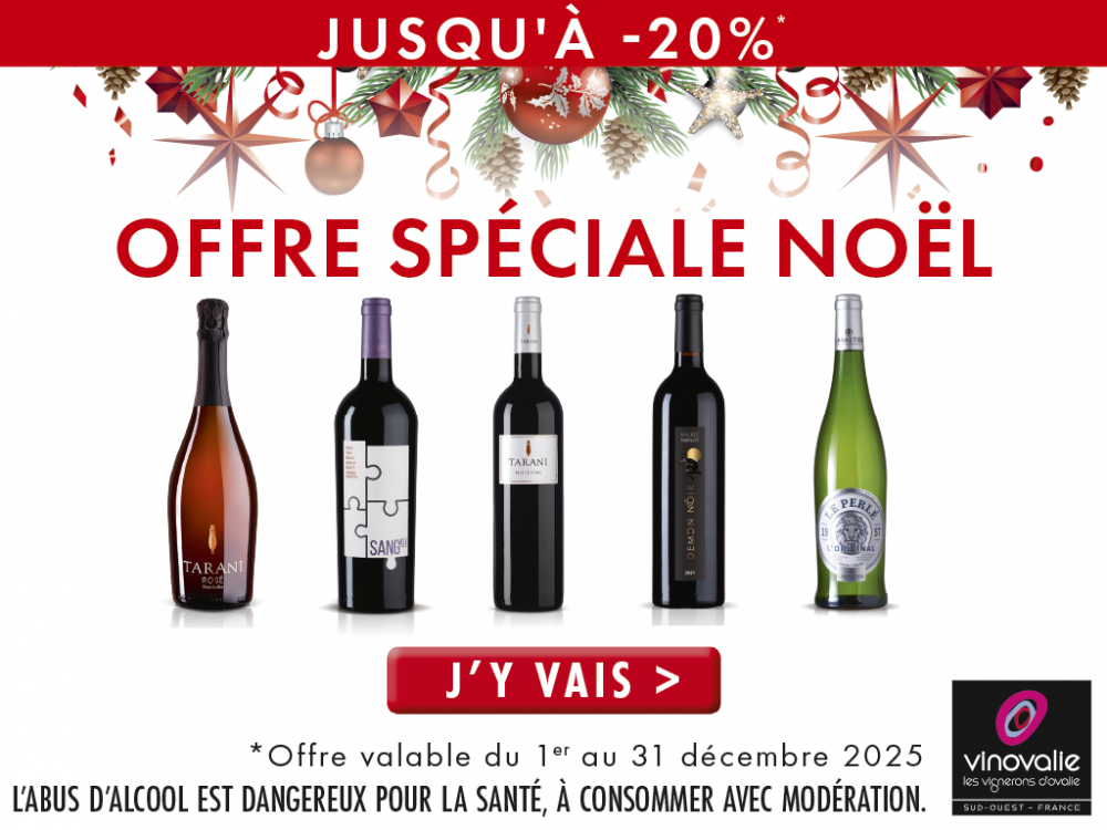 Offre spéciale Noël dans nos caves