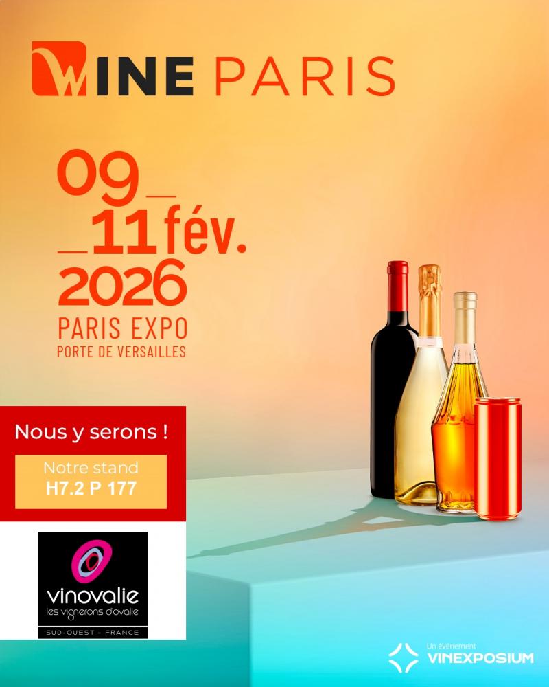 Vinovalie at Wine Paris 2026: a key meeting for wine professionals