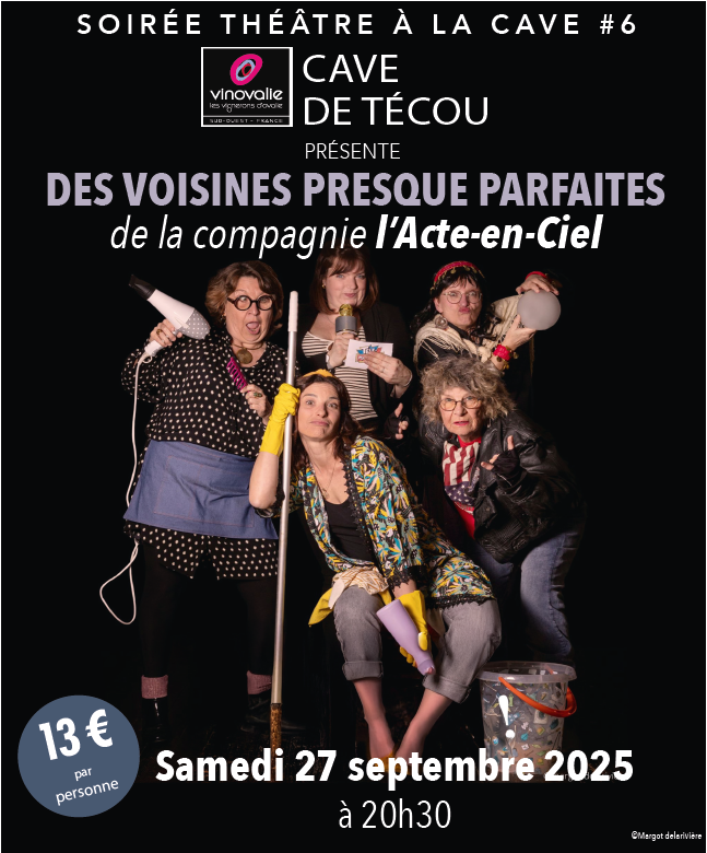 soirée theatre a la cave de técou septembre 2025