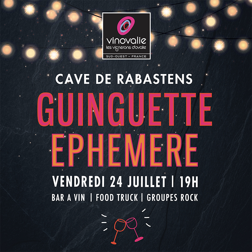 soirée guinguette le 24 juillet 2020 à la cave de Rabastens