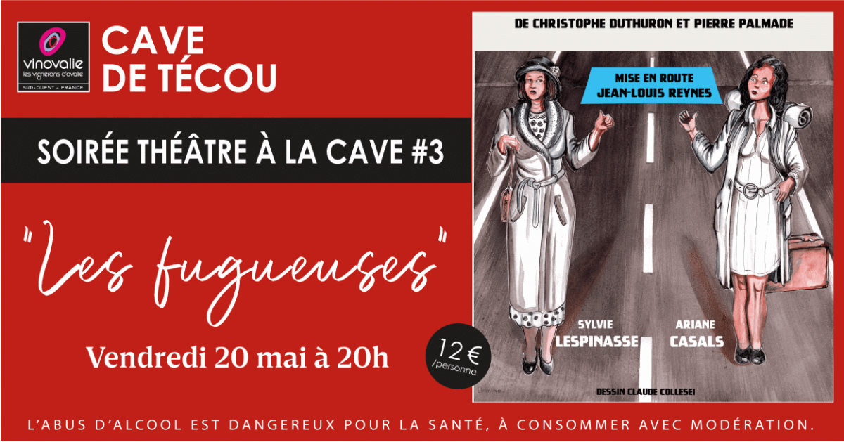 soirée théâtre a la cave de técou mai 2022