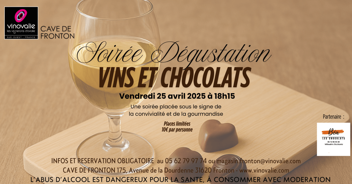Soirée vins et chocolats Fronton