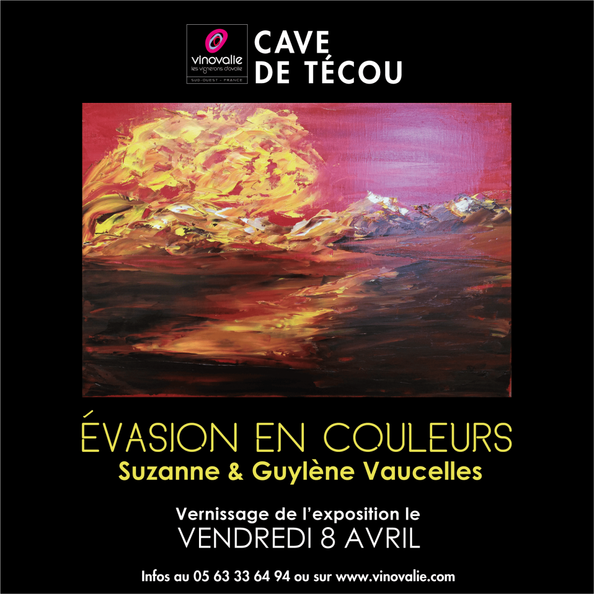 exposition peinture cave de Técou