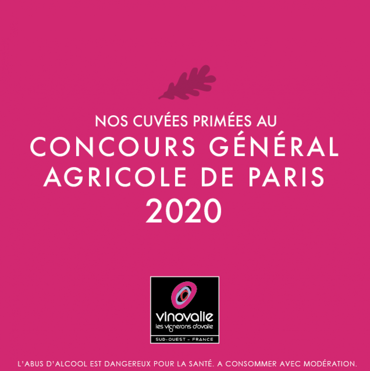 Vins médaillés au Concours général agricole de Paris 2020