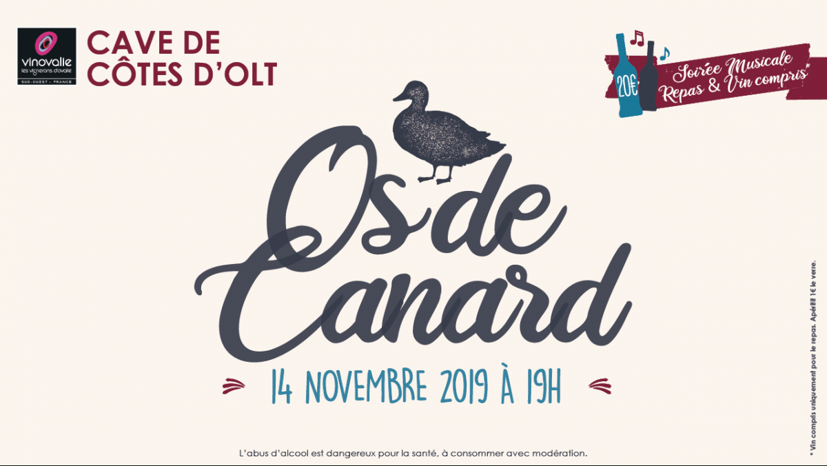 Soirée Os de canard et vin 