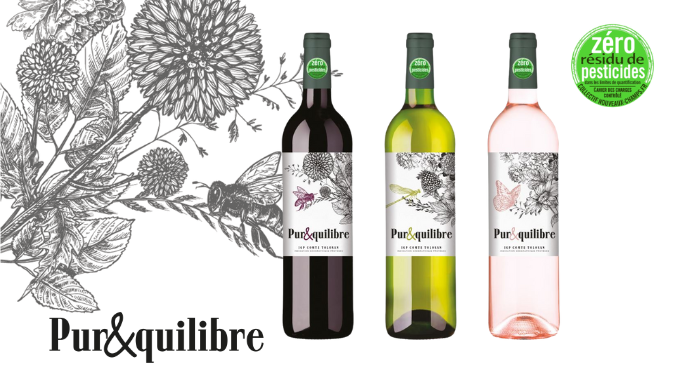 Pur&quilibre la gamme de vin ZRP de Vinovalie