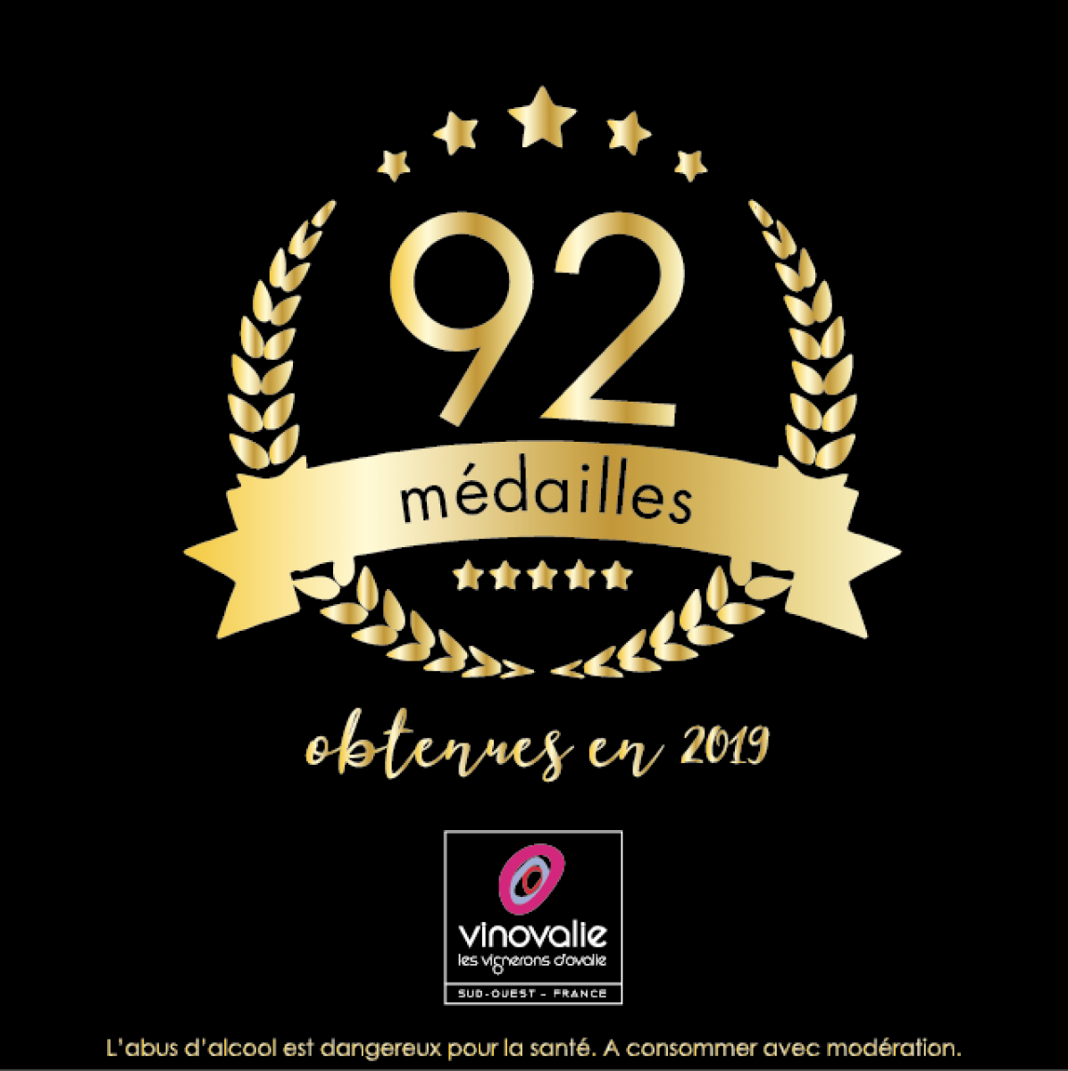 92 vins médaillés en 2019