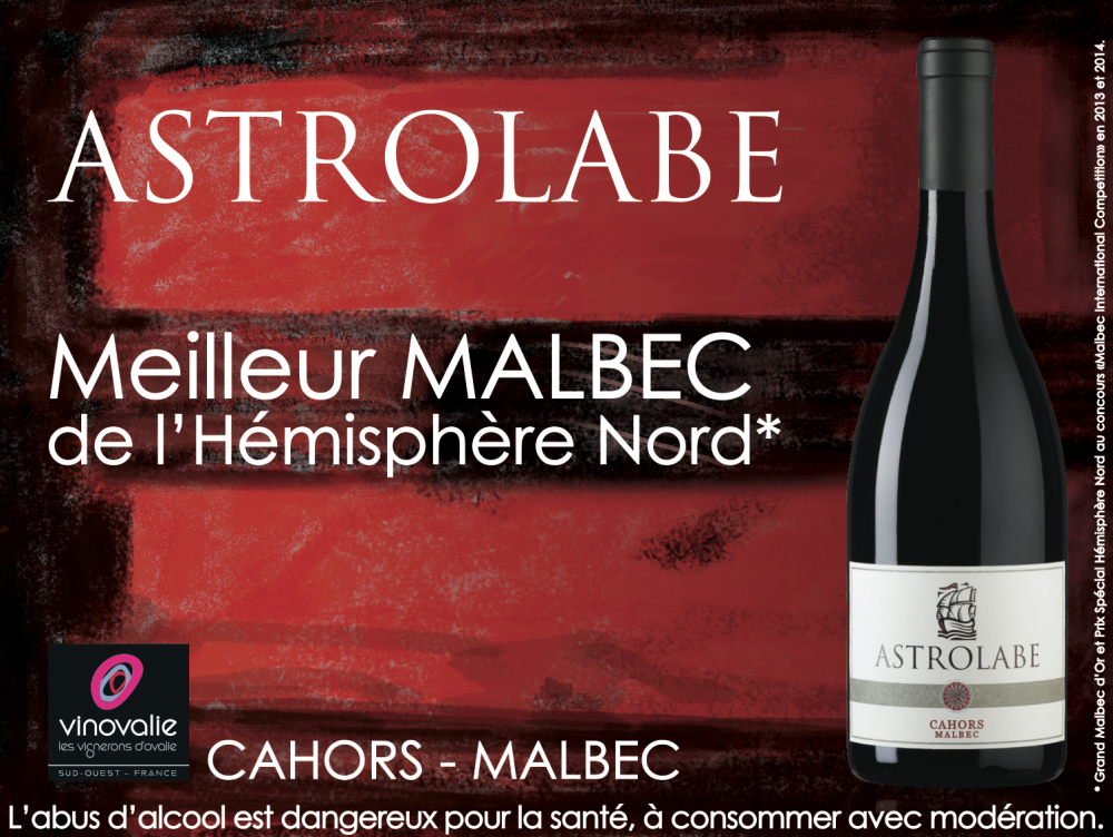 Astrolabe Meilleur Malbec de l'Hémisphère Nord