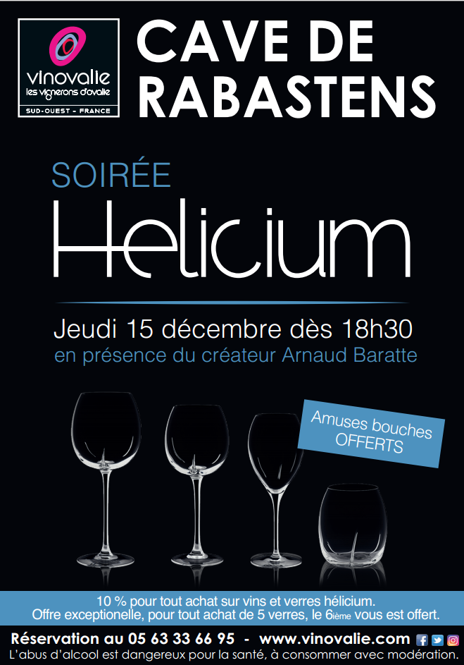 Soirée Helicium Cave de Rabastens