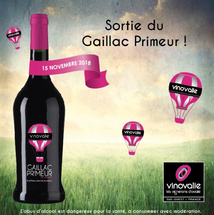 gaillac primeur 2018 sortie le 15 novembre 2018