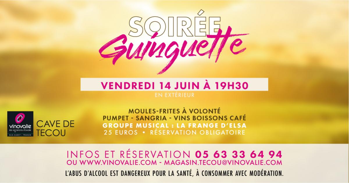 soirée guinguette à la cave de técou
